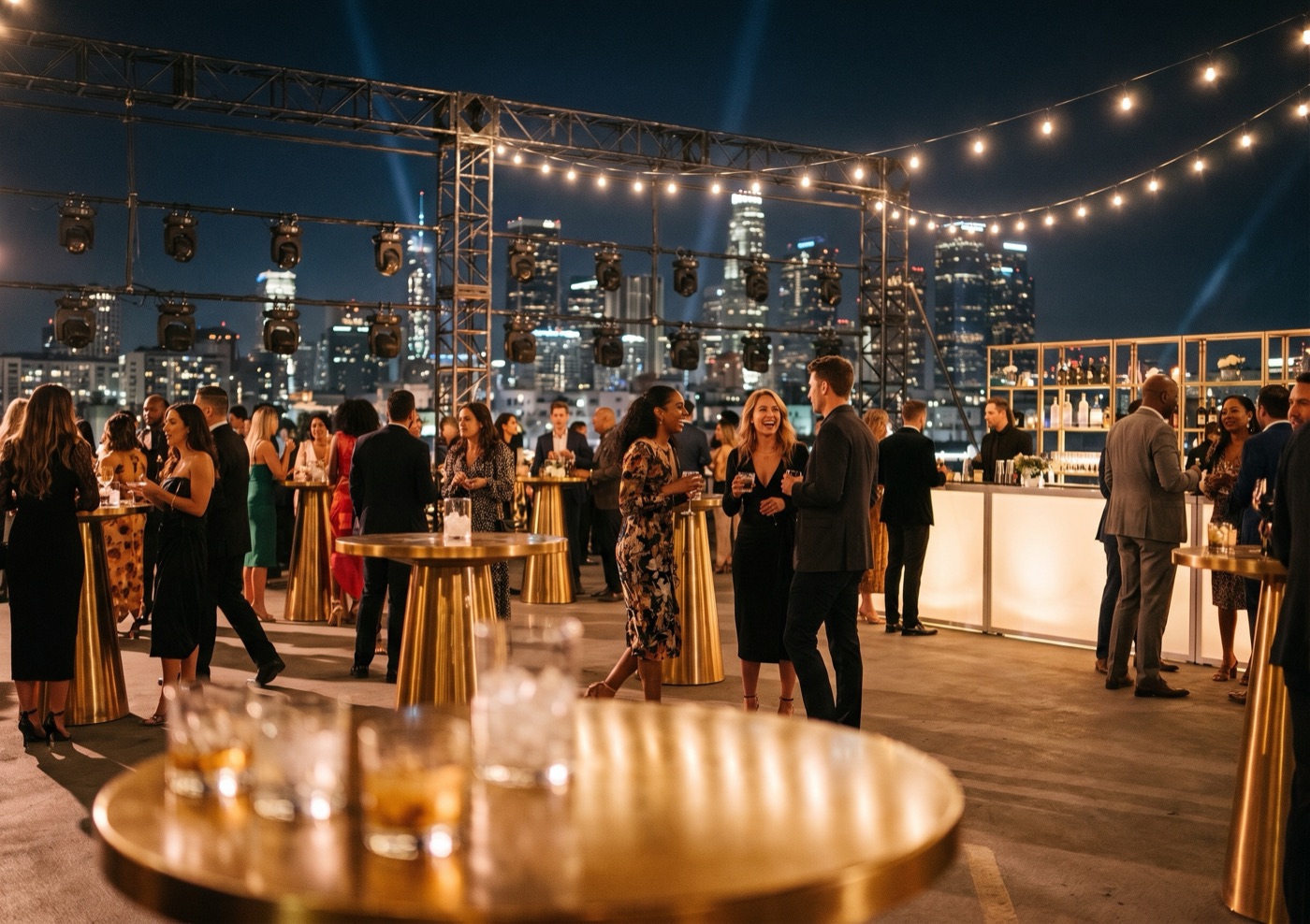 Event venue in Los Angeles: SKY Rooftop Garage
